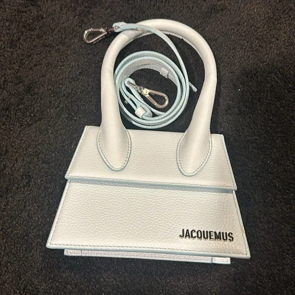Jacquemus - light Blue Le Chiquito Moyen Top Handle - Picture 7 of 14